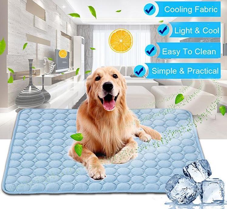 Dog or Cat Ice Silk Cold Nest Pad For Cooling In Summer