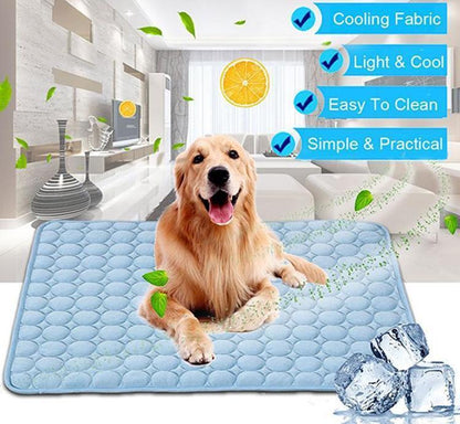 Dog or Cat Ice Silk Cold Nest Pad For Cooling In Summer